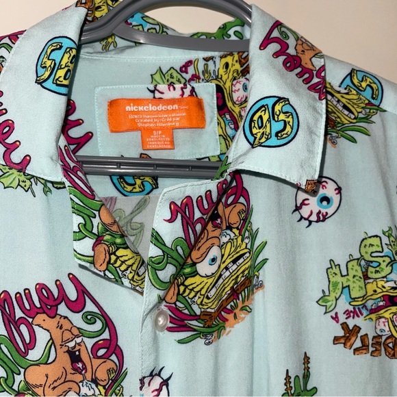 Spongebob button down tshirt - Picture 2 of 2